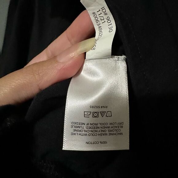 Express black tie back , can be crop top on some figures, pair with jeans for ex - Picture 5 of 5